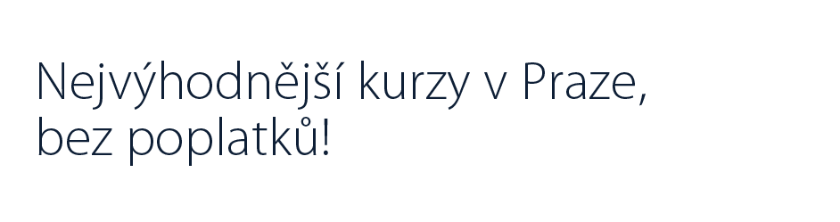 banner nejvyhodnejsi kurz v Praze